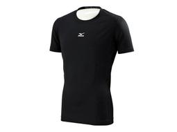 Mizuno美津濃 棒壘球短袖圓領緊身衣 12TA8C0309 黑色 歷史價格詳細信息