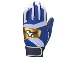 棒球世界全新 美津濃Mizuno打擊手套(雙) 寶藍/白特價不到6折330417.5252 歷史價格詳細信息