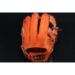棒球世界全新20年ZETT日本皮硬式棒壘手套特價日本橘色十字12.吋 歷史價格詳細信息