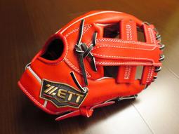 {圓圓小舖}全新日本製硬式ZETT 最高等級金標prostatus(pro status)內野棋盤格擋手套源田壯亮咖啡色 歷史價格詳細信息