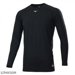 棒球世界全新 全新 Mizuno 長袖圓領緊身衣12TA0C0216-中華藍下殺6折 歷史價格詳細信息