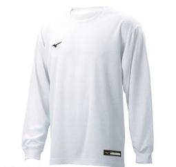 棒球世界全新 全新 Mizuno 長袖圓領緊身衣12TA0C0216-中華藍下殺6折 歷史價格詳細信息