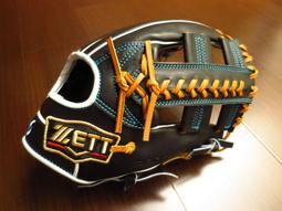 {圓圓小舖}全新日本製硬式ZETT 最高等級金標prostatus(pro status)內野棋盤格擋手套源田壯亮咖啡色 歷史價格詳細信息