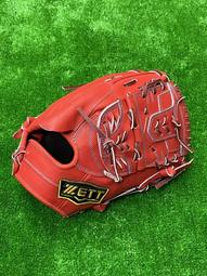 棒球世界全新ZETT 頂級硬式訂製牛皮棒壘手套BPGT-2504特價工字黑色 歷史價格詳細信息