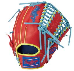 日本進口 Rawlings HOH® MLB COLOR SYNC 棒壘球 內野手套 工字檔(GR4HMN54G)深藍紅 歷史價格詳細信息