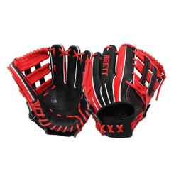 棒球帝國- BRETT 頂級藍標棒球手套 GB-BL-130 外野手用 黑色 歷史價格詳細信息