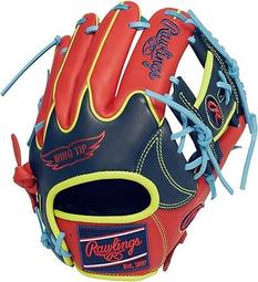日本進口 Rawlings HOH® MLB COLOR SYNC 棒壘球 內野手套 工字檔(GR4HMN54G)深藍紅 歷史價格詳細信息