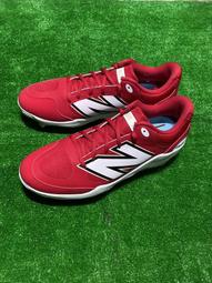棒球世界全新NEW BALANCEL NB最新款壘球膠釘鞋 2E PL3000R7特價紅白配色    NB 新款 PL3 歷史價格詳細信息