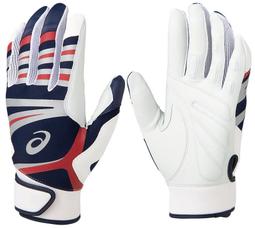 日本進口 asics 亞瑟士 成人用 棒壘球 兩用 打擊手套 跑壘手套~現貨供應中,一雙入(3121A088-001) 歷史價格詳細信息