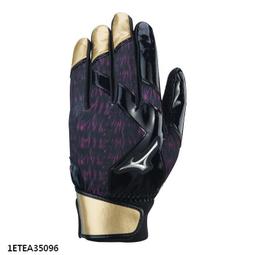 【美津濃MIZUNO】打擊手套(雙) 1ETEA35096 (黑x金x紅印花) 歷史價格詳細信息