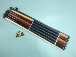 【國華撞球】流線型撞球桿專用8孔球筒 3大5小適合裝雙前截 跳桿 衝桿 荔枝黑皮材質可手提、背兩用 歷史價格詳細信息