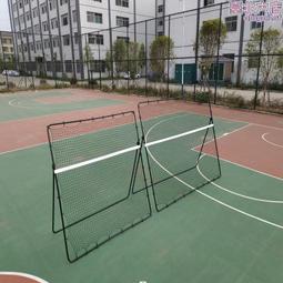 足球反彈網回彈網球白色高低傳射輔助訓練器材簡易網球反彈網 歷史價格詳細信息