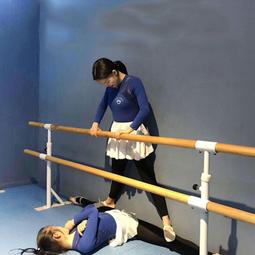 雙層落地固定式舞蹈把杆成人兒童可升降壓腿杆舞蹈房木質練功把杆 歷史價格詳細信息