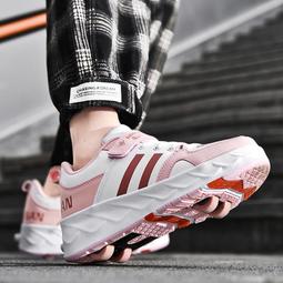 爆款四輪暴走鞋學生版帶輪子鞋兒童男女成人可收縮暴走輪滑鞋四輪 歷史價格詳細信息