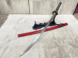【軍武門】精選日本刀 半手工劍 四方龍忍者直劍(花紋鋼9237)收藏/擺飾/免運費 歷史價格詳細信息