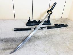 【軍武門】 日本刀 忍者肩帶刀(黑刃/長/硬刀鞘可背)收藏/擺飾/練習 歷史價格詳細信息