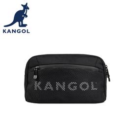 KANGOL 腰包 黑 黃 綠 網格 雙色背帶 側背 三色 61251782- 歷史價格詳細信息