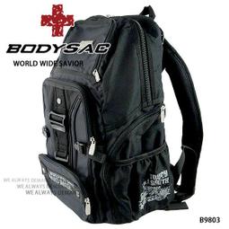 黑色機能性後背包 採用專業耐磨&amp;YKK大拉頭  AMINAH~【BODYSAC B9882】 歷史價格詳細信息