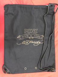 PONY與Ed Hardy精美聯名束口袋(黑) 歷史價格詳細信息