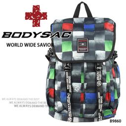 灰色格機能耐磨後背包  AMINAH~【BODYSAC B9860】 歷史價格詳細信息