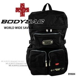 黑色機能性後背包 採用專業耐磨&amp;YKK大拉頭  AMINAH~【BODYSAC B9882】 歷史價格詳細信息