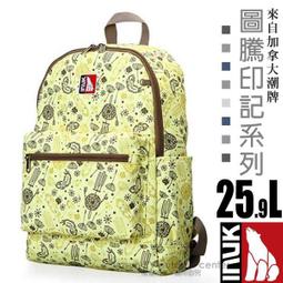 大里RV城市【加拿大 INUK】青春原色 潮牌人體工學避震背負休閒後背包14.4L.平板書包 60614103040 歷史價格詳細信息