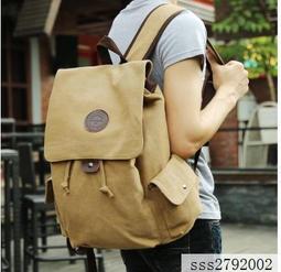 【DS】韓版休閒雙肩包帆布包書包戶外運動背包大容量電腦包df 價格比較,價格查詢,歷史價格詳細信息