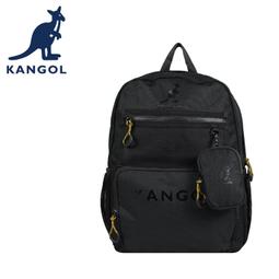 KANGOL - 英國袋鼠後背包 附零錢包 時尚 書包 子母包 15吋 防潑水 2色 多隔層 減壓背帶 歷史價格詳細信息