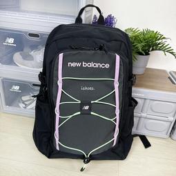 現貨 iShoes正品 New Balance NB 後背包 黑 白 雙肩 書包 基本款 筆電包 LAB23015BK 歷史價格詳細信息