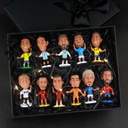 足球明星 葡萄牙C羅 阿根廷梅西 絕代雙驕 足球射門 手辦模型擺件 歷史價格詳細信息