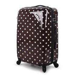 《葳爾登》Zocai旅行家28吋硬殼PC鏡面旅行箱360度行李箱亮面登機箱7028獵豹紋28吋咖啡色 歷史價格詳細信息