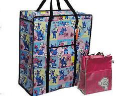 【補貨中缺貨葳爾登】折疊三層式旅行袋旅行箱五輪行李箱登機箱,購物袋/耐重PVC底盤塑輪袋94cm藍 歷史價格詳細信息