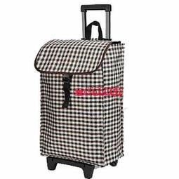 【缺貨中補貨葳爾登】購物車旅行袋行李箱手推車購物袋環保袋/拉桿環保買菜車菜藍車千鳥格紋9211 歷史價格詳細信息