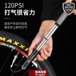 西騎者小型便攜式打氣筒高壓迷你自行車公路山地車籃球美法嘴通用 歷史價格詳細信息