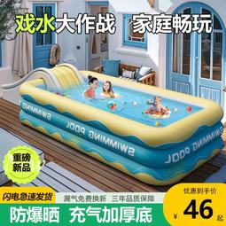 兒童戲水池小孩家庭成人摺疊大型戶外大人加厚充氣遊泳池家 歷史價格詳細信息