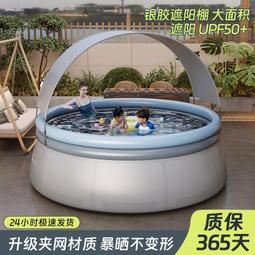 兒童游泳池家用成人超大洗澡寶寶戶外大型加厚小孩充氣圓形水池 歷史價格詳細信息