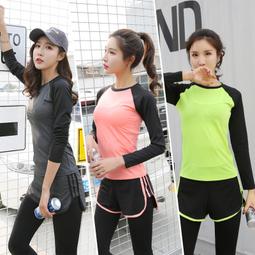 聚衣堂夏季女V領純色顯瘦收腰寬松跑步健身運動瑜伽服短袖 歷史價格詳細信息