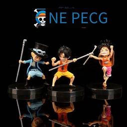 童年版海賊王Q版路飛索隆坐姿GK手辦航海王場景公仔模型車載擺件 歷史價格詳細信息