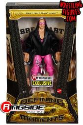 ☆阿Su倉庫☆WWE Bret Hart Wrestlemania 38 Elite 摔角狂熱精華版人偶附偶衣和麥董配件 歷史價格詳細信息
