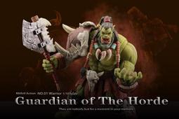 玩具聯合國★ （售完） 秘銀工作室 1/10 魔獸 蠻骨獸人 部落守衛2 半獸人 狂戰士 可動 歷史價格詳細信息