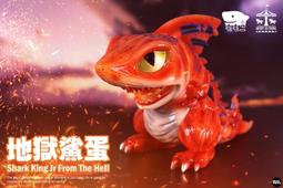 毛毛二小鯊童鯊魚寶寶gk樹脂白模潮玩非鐵甲鐵實驗體架鯊魚工程鯊 歷史價格詳細信息