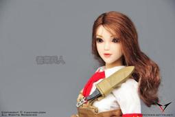 【全場免運】16 天藝美 紅領巾 可動眼女頭雕 OB白膚BJD 兵人模型 現貨 價格比較,價格查詢,歷史價格詳細信息