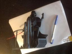 Darth Vader STAR WARS Episode III Revenge of the Sith 2005 Burger King Toy New 歷史價格詳細信息