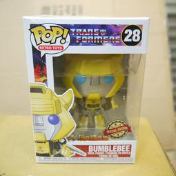 {玩具路邊攤} 代理版 FUNKO POP 變形金剛 大黃蜂 w/wings Bumblebee 28 價格比較,價格查詢,歷史價格詳細信息