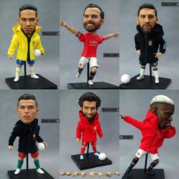 足球明星 葡萄牙C羅 阿根廷梅西 絕代雙驕 足球射門 手辦模型擺件 歷史價格詳細信息