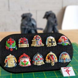 愛玩創意工作室-戰錘個性化零件-聖血天使-肩甲16號-仲裁者~改造改件 3D列印 同戰錘 40K 比例 歷史價格詳細信息