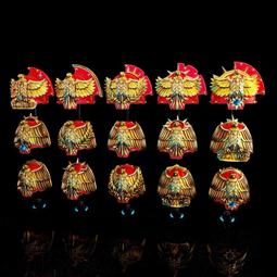 愛玩創意工作室-通用改件-鐵騎終結者肩甲~改造改件 3D列印 同戰錘 40K 比例 Warhammer 歷史價格詳細信息