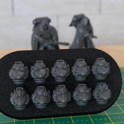 愛玩創意工作室-通用改件-鐵騎終結者肩甲~改造改件 3D列印 同戰錘 40K 比例 Warhammer 歷史價格詳細信息