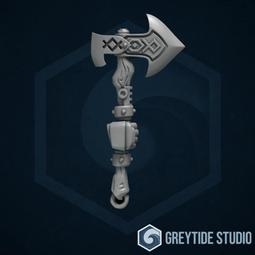 愛玩創意工作室-灰潮狼團改件-動力劍05 ~改造改件 3D列印 同戰錘 40K 比例 Warhammer 歷史價格詳細信息