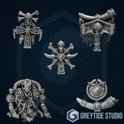 愛玩創意工作室-灰潮狼團改件-動力劍05 ~改造改件 3D列印 同戰錘 40K 比例 Warhammer 歷史價格詳細信息